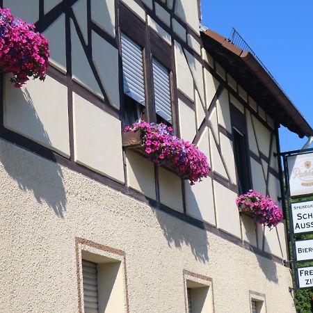 Gasthaus Schoene Aussicht Usingen Exteriör bild